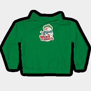 Snowman struggles Kids Hoodie